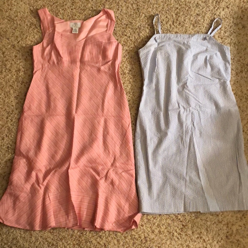 Ann Taylor Loft Striped Dresses